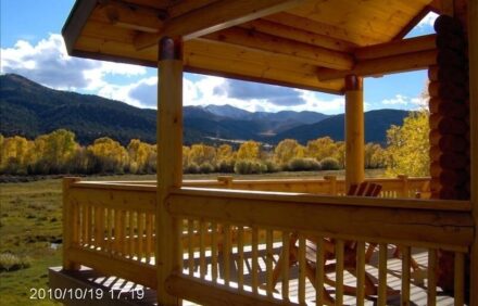 Post Office Ranch Log Cabin 12 Miles from Ski Area rates based on 2 people