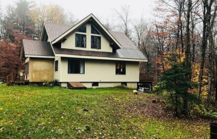 Swiss Chalet Style Timber frame Home In Berkshires With All Modern Conveniences