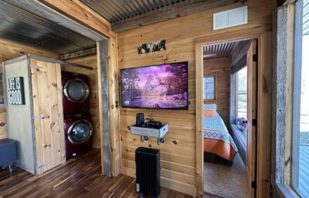 Shipping Container Cabin in the woods of Red River Gorge