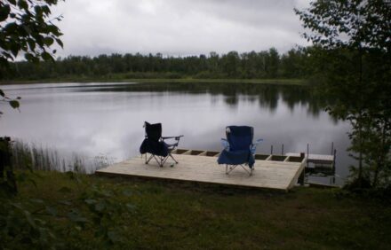 Lake cabin on quiet, private access Luebeck Lake near Itasca State Park .